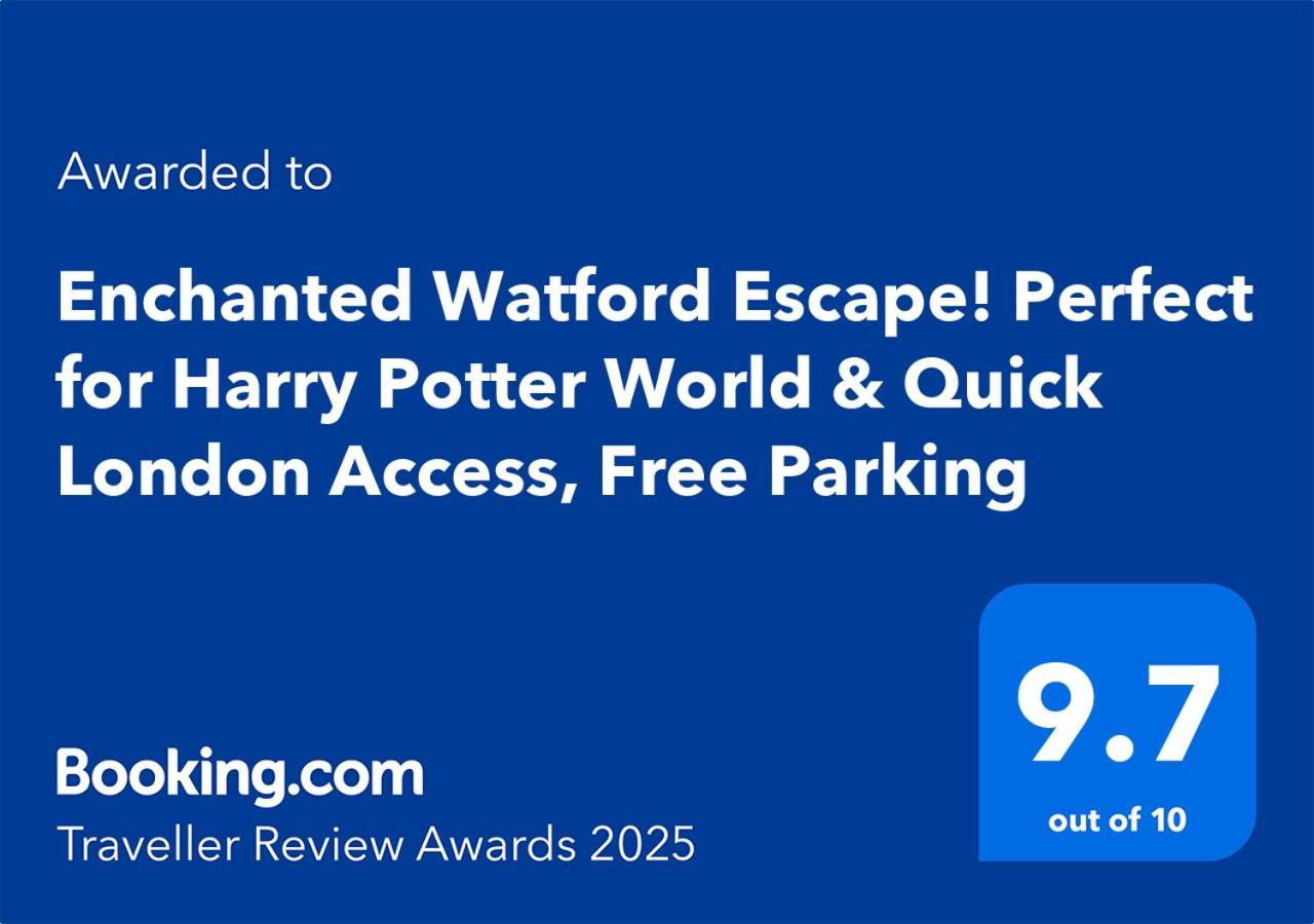 Ideal Family & Business Stay! 2 Min To Station, 10 Min To Harry Potter, 30 Min To London Euston & Free Parking! Watford  Kültér fotó